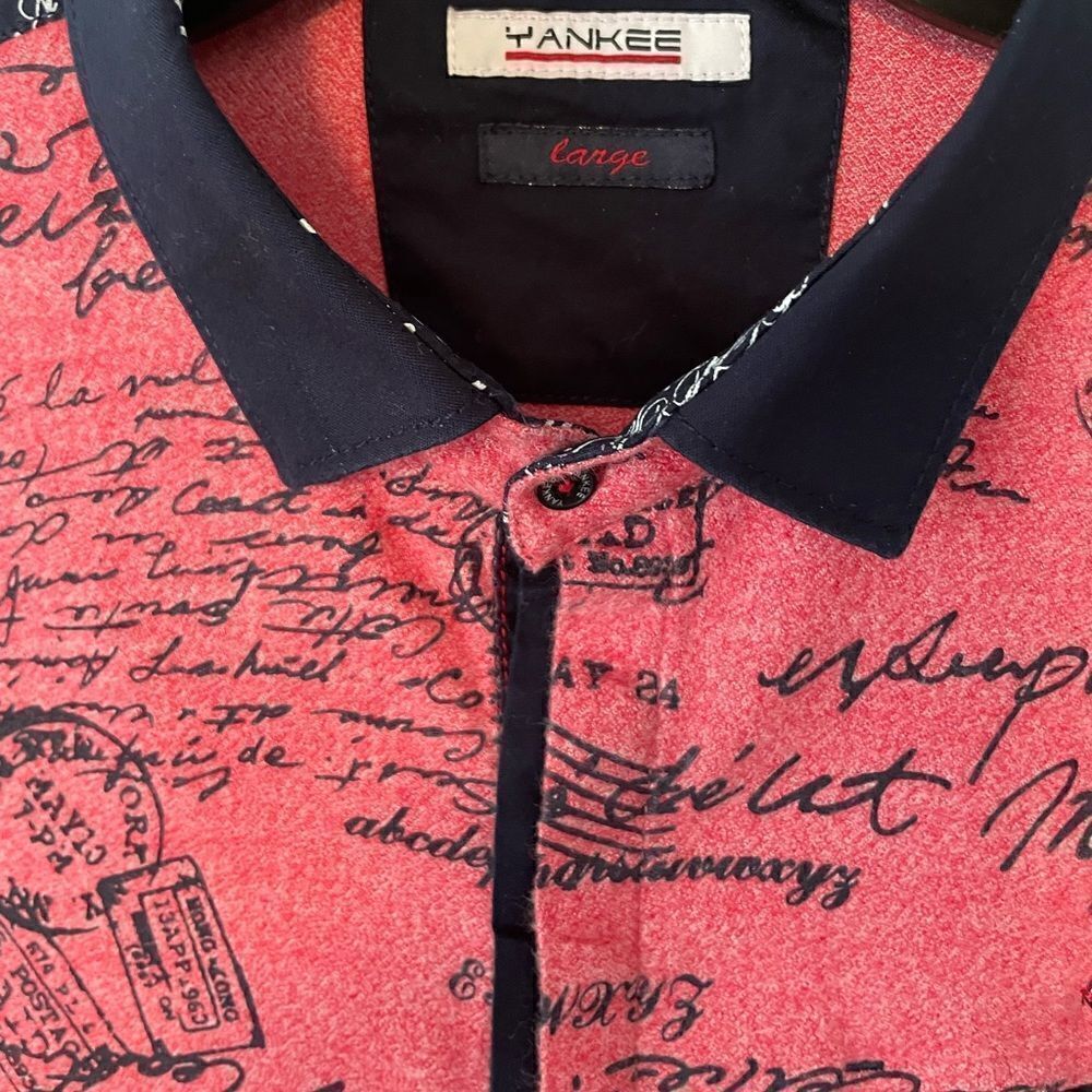 Yankees Homme Button Down Shirt Size Large - Picture 6 of 12